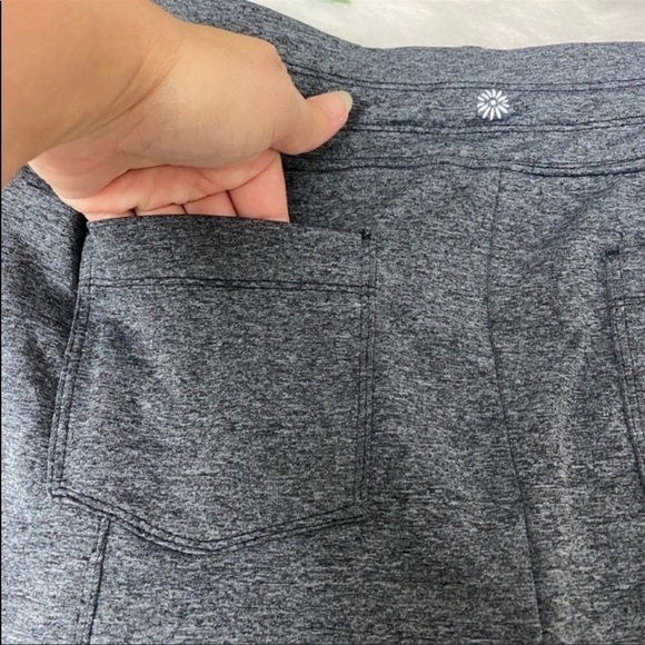 Tangerine Heather Gray Skort With Zip Pockets Sz S - Picture 4 of 8